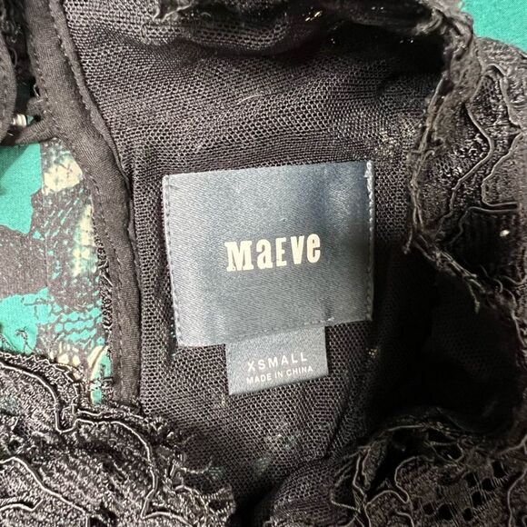 Maeve Anthropologie Butterfly Swing Dress XS - Picture 5 of 6